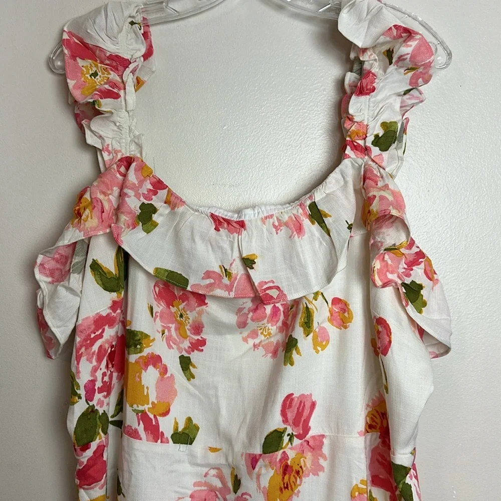 Worn Once - Sugarlips Curve Magdalena Midi Dress in Pink & W… - Picture 14 of 16